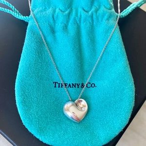 Tiffany & Co Puffed Heart Necklace- AUTHENTIC